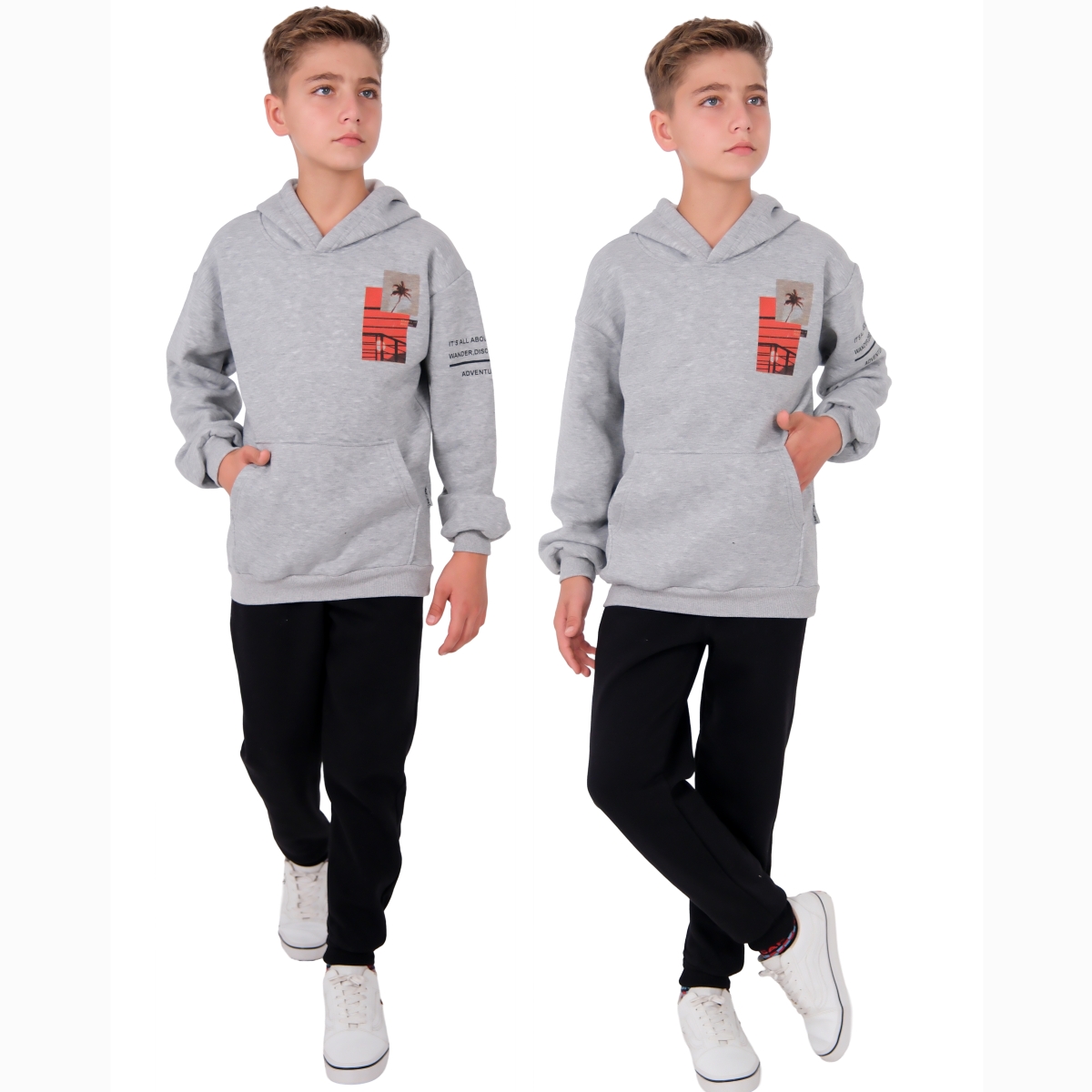 EMSA7360 11-14 YAŞ 3 İP EŞOFMAN TAKIM