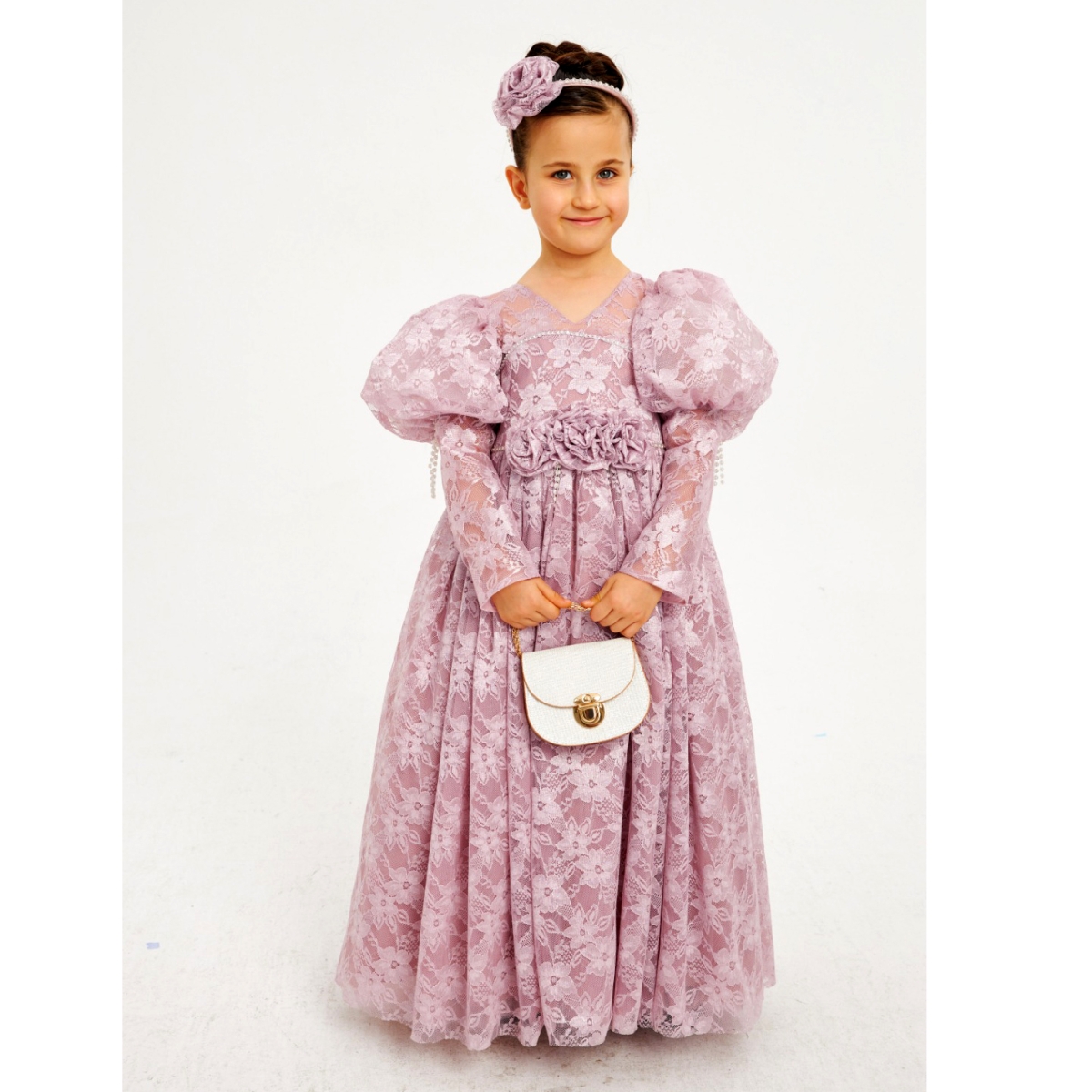 PGİRL7019 6-10 YAŞ GELİNLİK